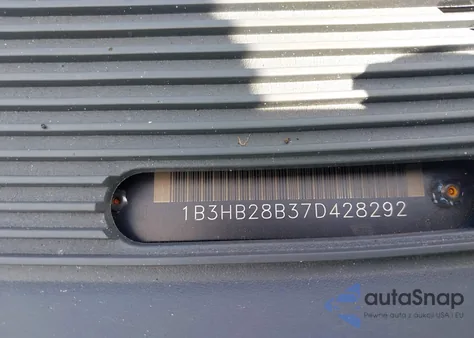 2007 Dodge Caliber из США, поврежденный, VIN 1B3HB28B37D428292